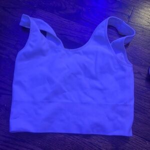 white crop top